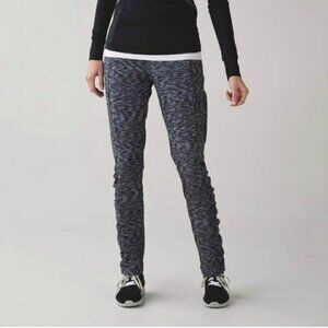 Lululemon Runderful Pant 2 Layer Lined Pants Size 2 Stati  Slate Bla k